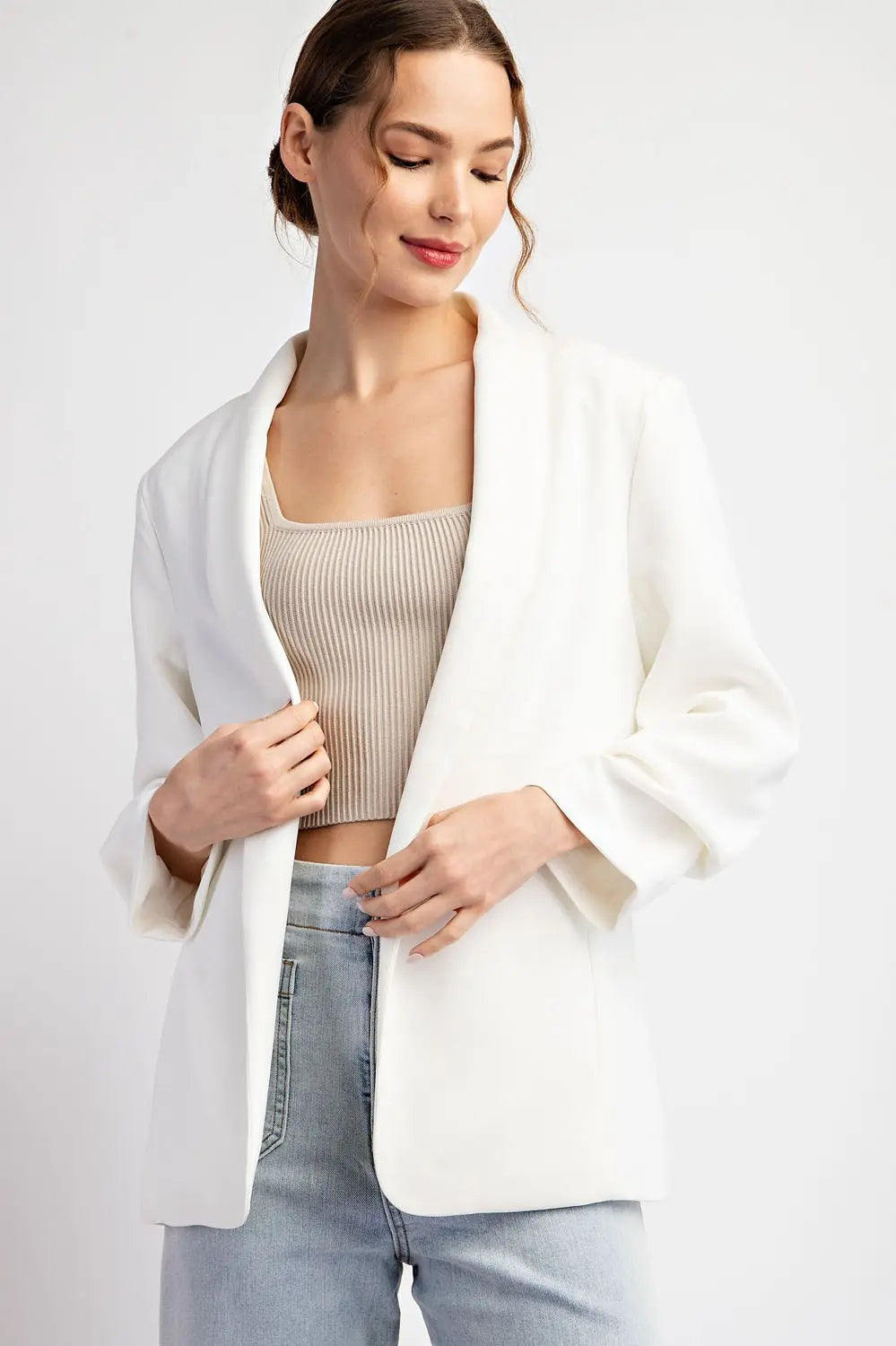 White Blazer