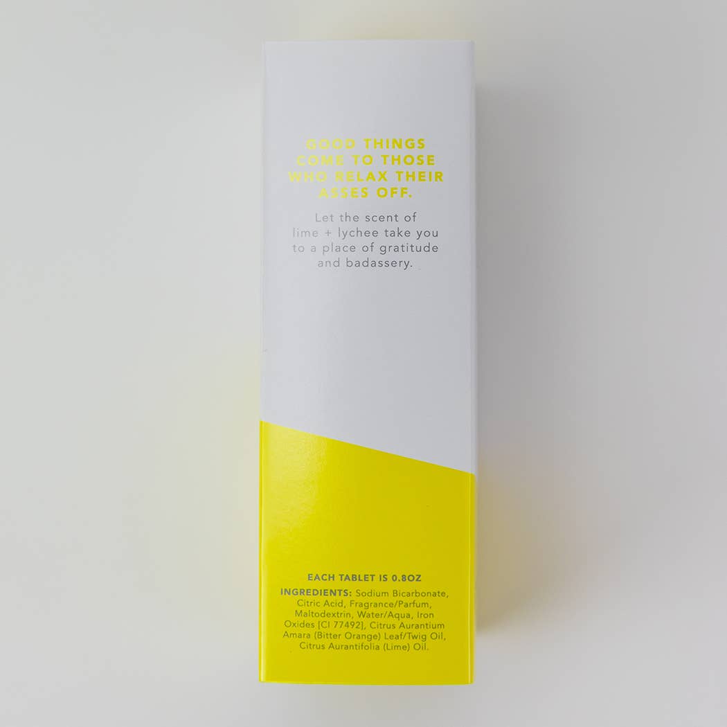 Chez Gagné - You Are A Badass - Aromatherapy Shower Steamers - Sea Salt, Citrus & Neroli - Set of 8