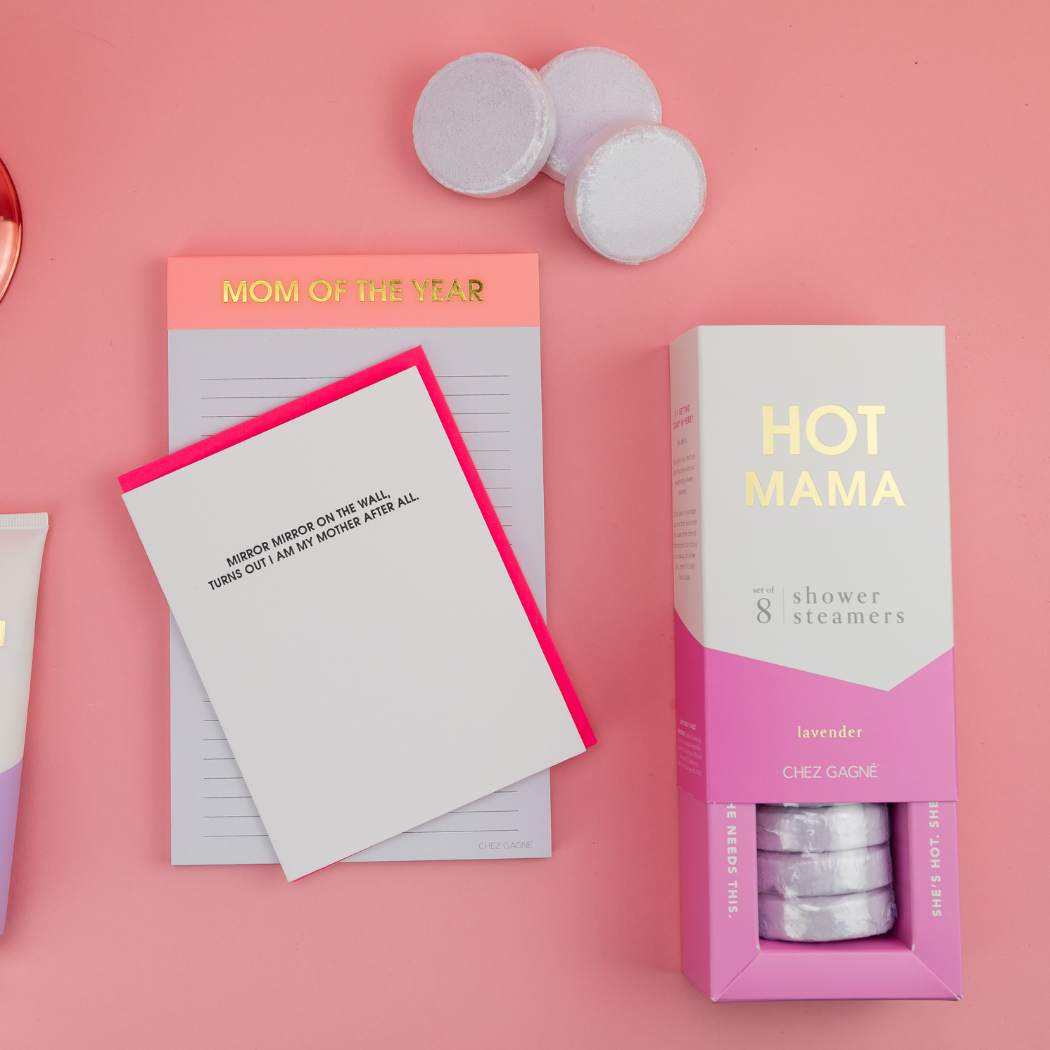 Chez Gagné - Hot Mama Shower Steamers - Lavender - Mother's Day Gift Set
