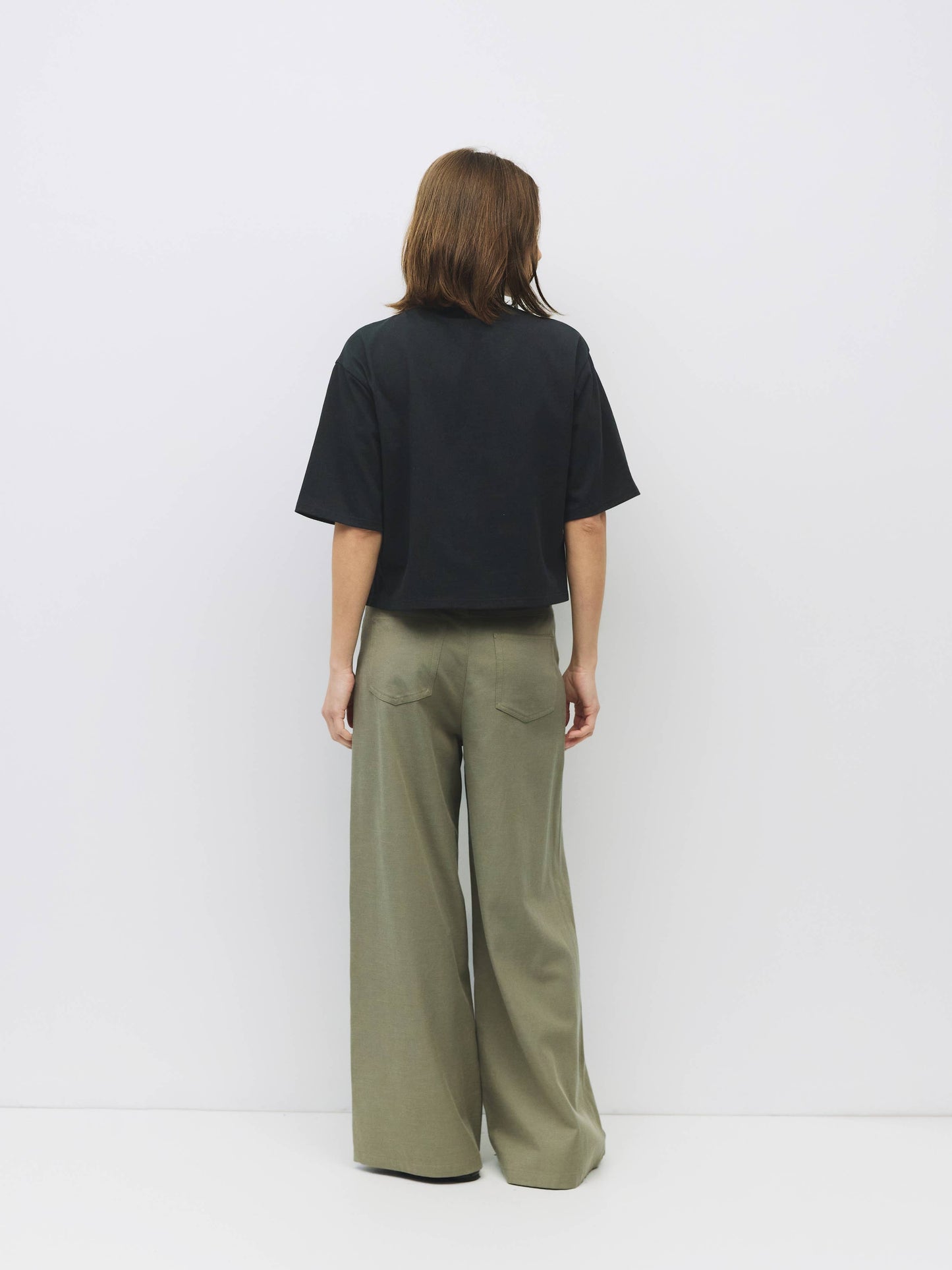 MOD REF - The Daphne Top | Cotton T-Shirt with Elbow Sleeves