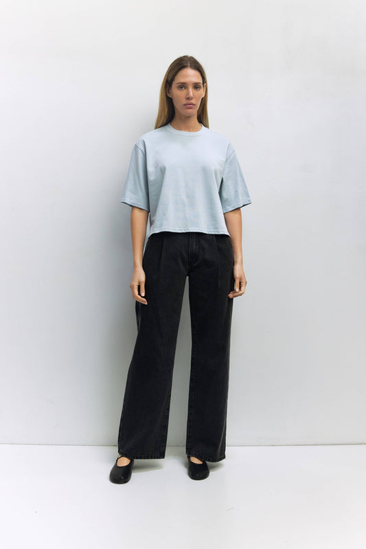 MOD REF - The Daphne Top | Cotton T-Shirt with Elbow Sleeves