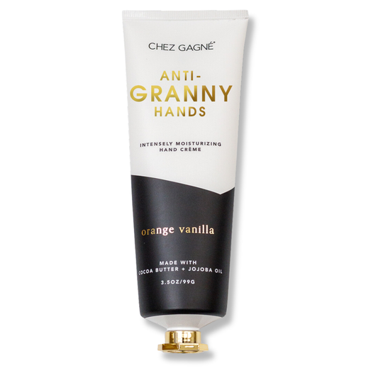 Chez Gagné - Anti-Granny Hands - Orange Vanilla - Clean + Vegan Hand Crème - 3.4oz