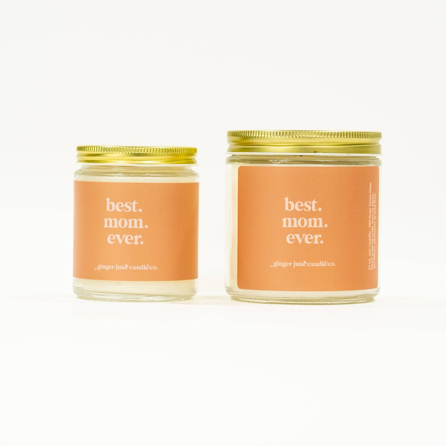 Ginger June Candle Co. - Best mom ever • 2 sizes, 2 colors to choose from