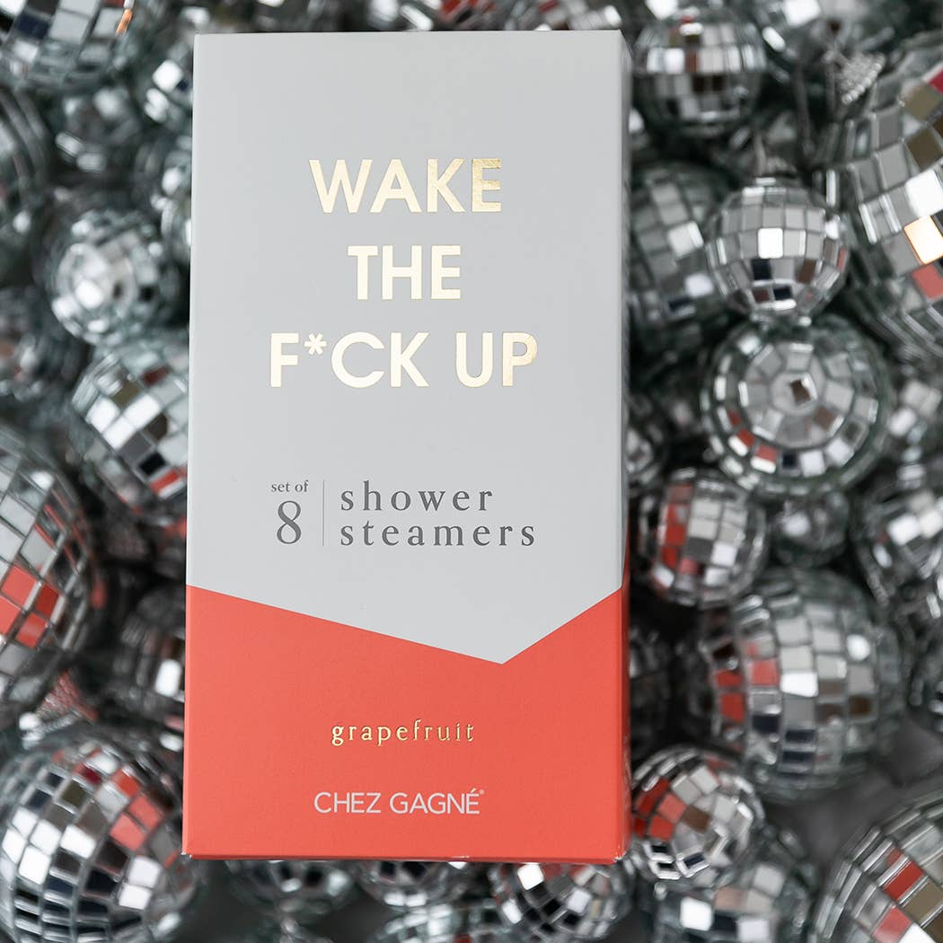 Chez Gagné - Wake The F*ck Up - Aromatherapy Shower Steamers - Grapefruit - Set of 8