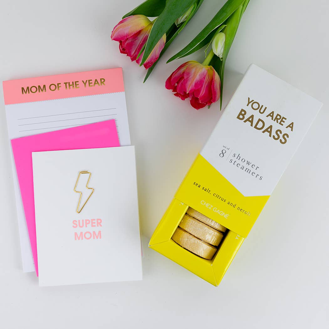 Chez Gagné - You Are A Badass - Aromatherapy Shower Steamers - Sea Salt, Citrus & Neroli - Set of 8