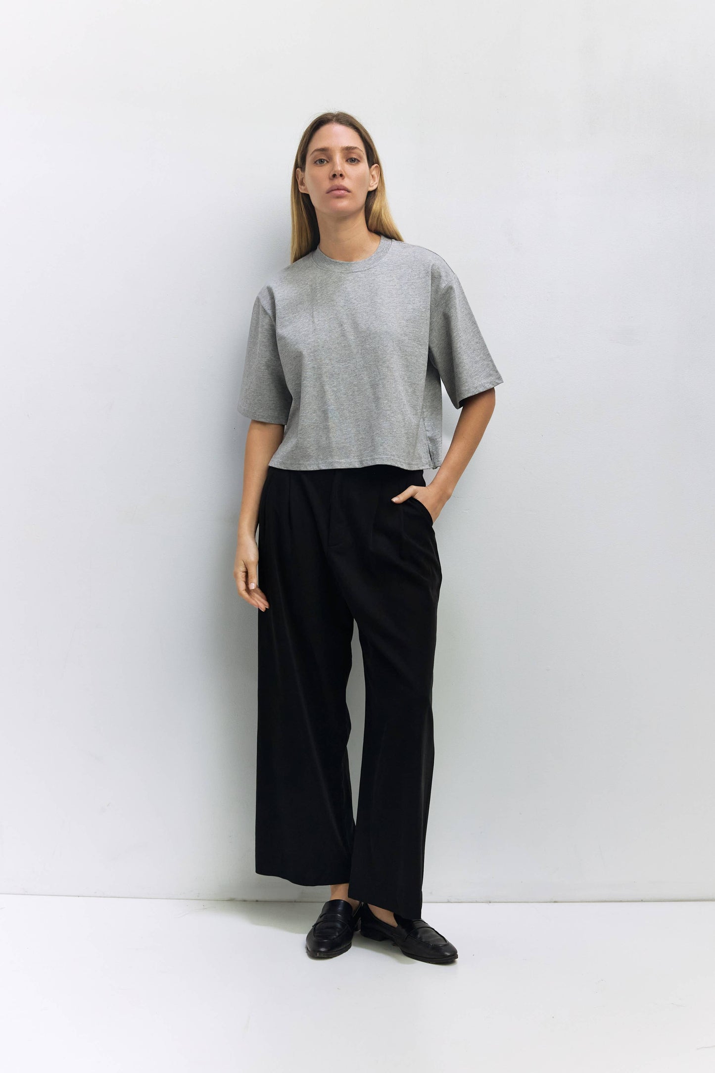 MOD REF - The Daphne Top | Cotton T-Shirt with Elbow Sleeves