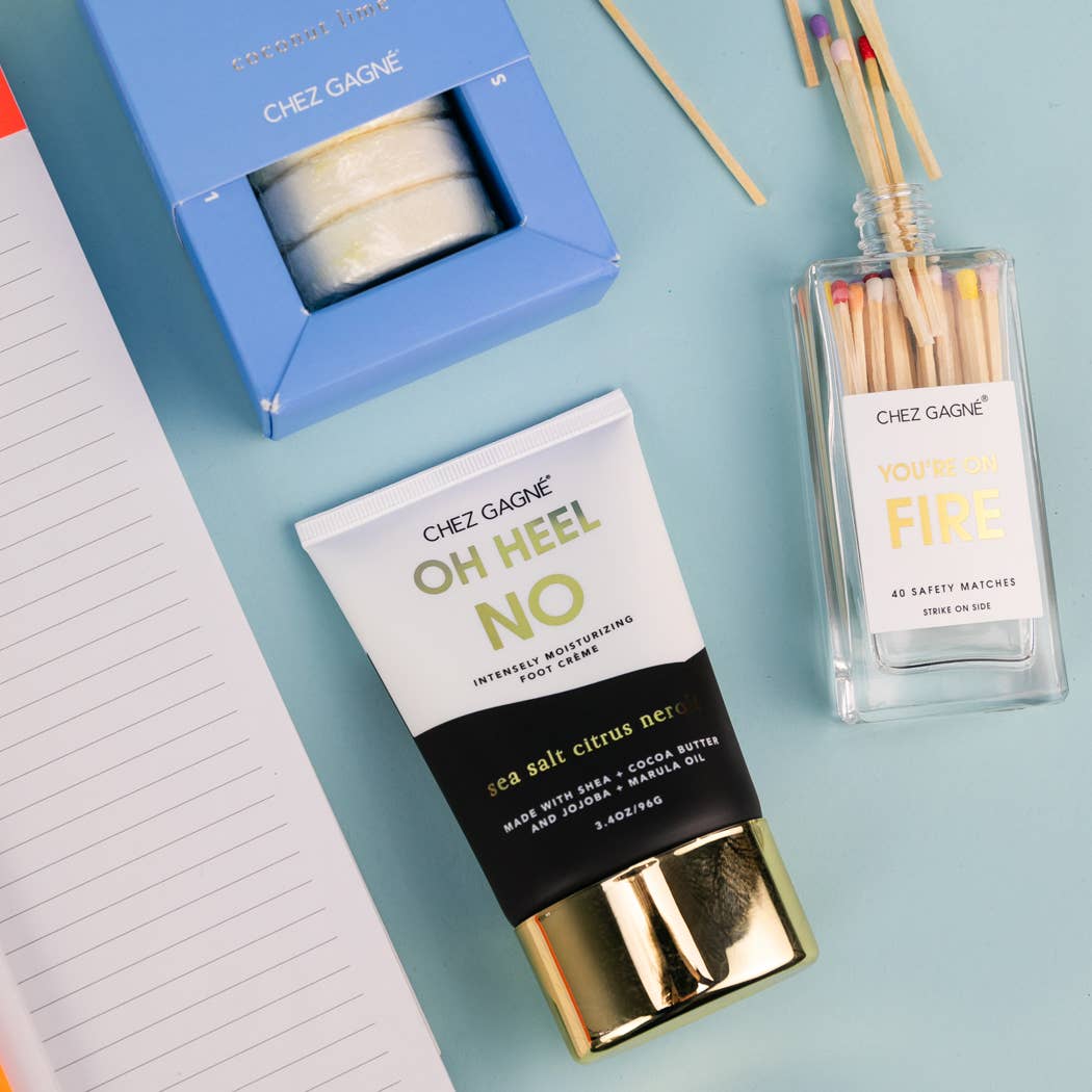 Chez Gagné - Oh Heel No - Clean + Foot Crème - Sea Salt Citrus + Neroli - 3.4oz