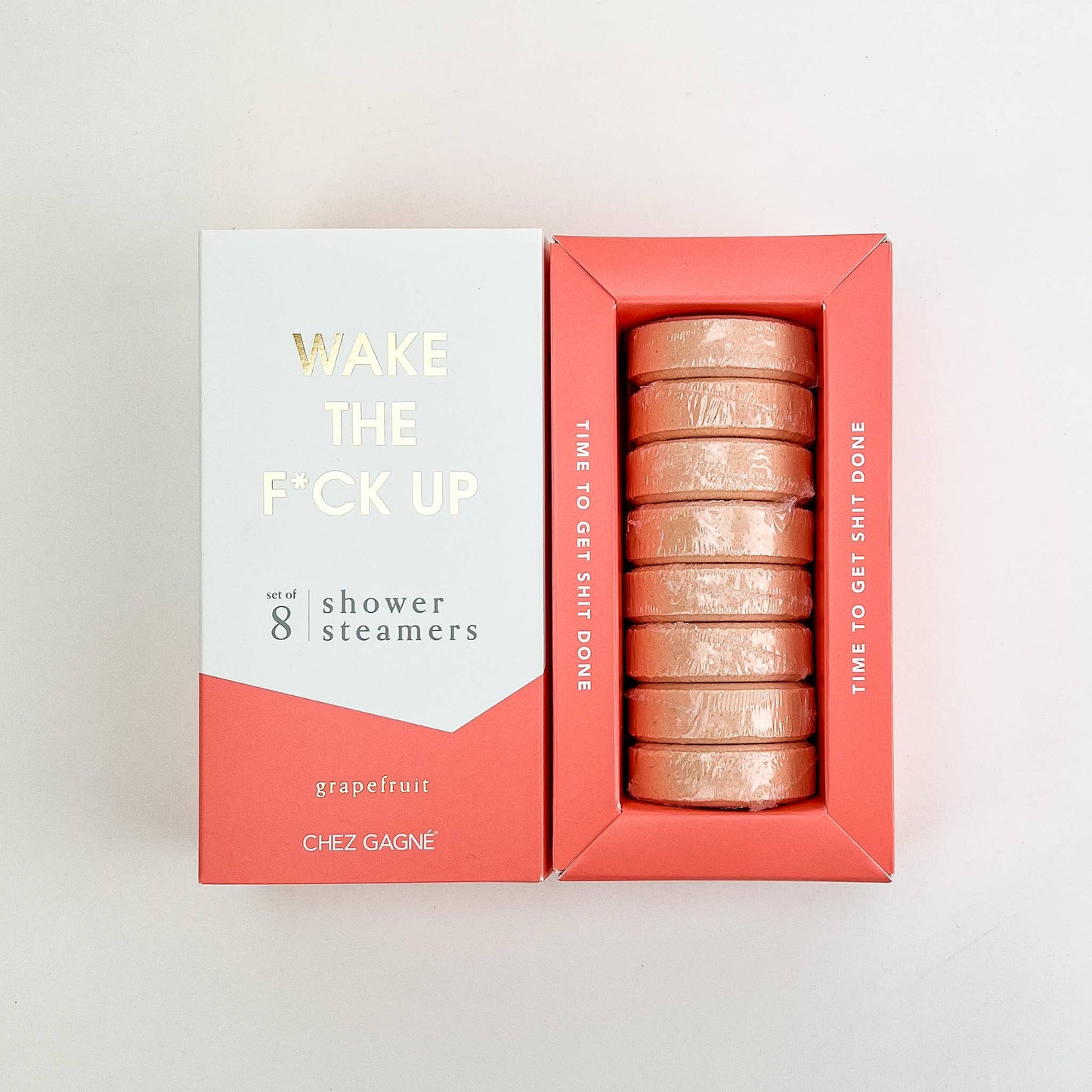 Chez Gagné - Wake The F*ck Up - Aromatherapy Shower Steamers - Grapefruit - Set of 8