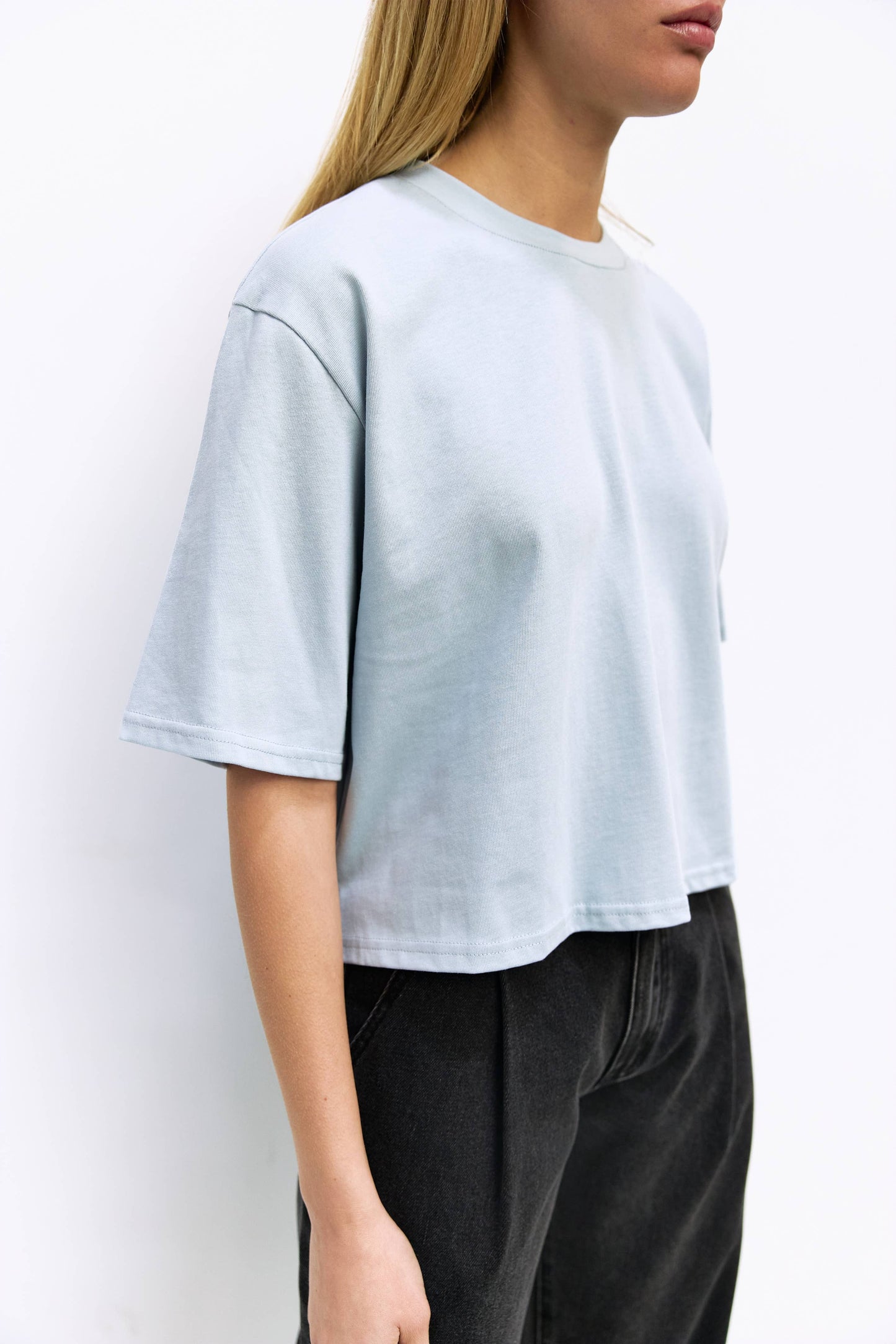 MOD REF - The Daphne Top | Cotton T-Shirt with Elbow Sleeves