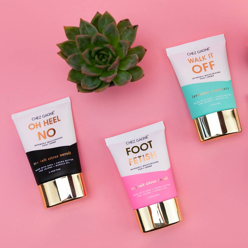 Chez Gagné - Foot Fetish - Clean + Vegan Foot Crème - Sea Salt Citrus + Neroli - 3.4oz