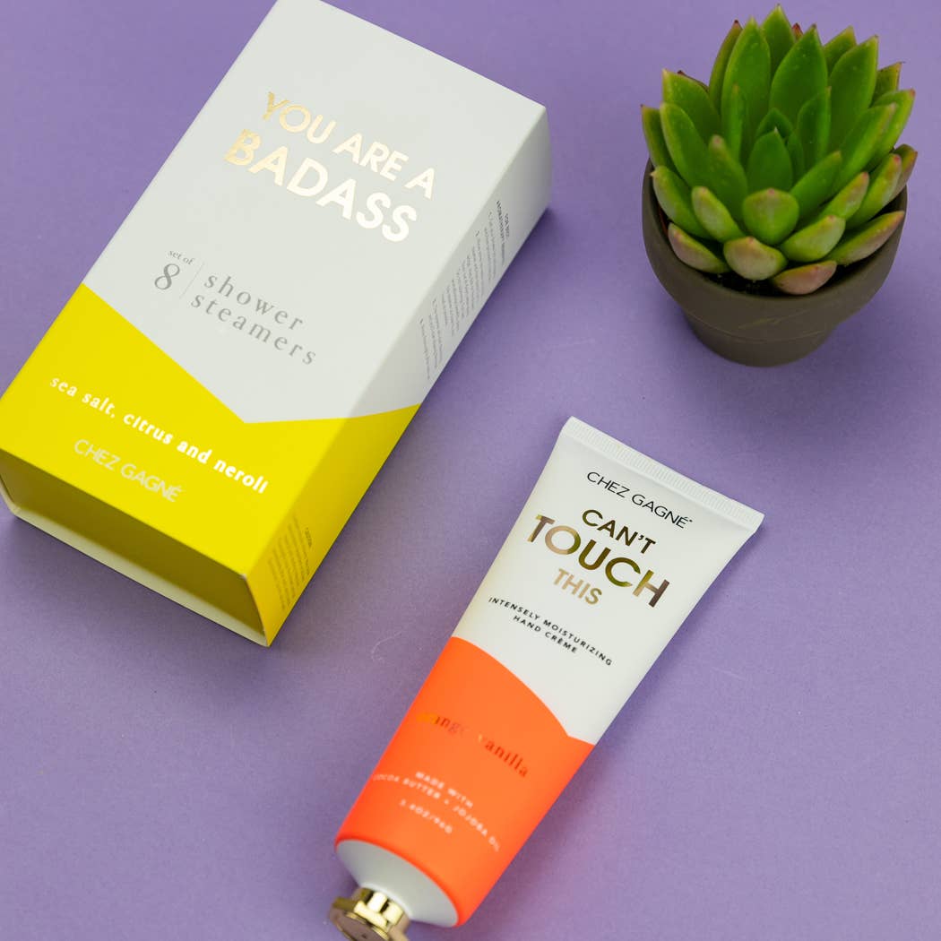 Chez Gagné - You Are A Badass - Aromatherapy Shower Steamers - Sea Salt, Citrus & Neroli - Set of 8