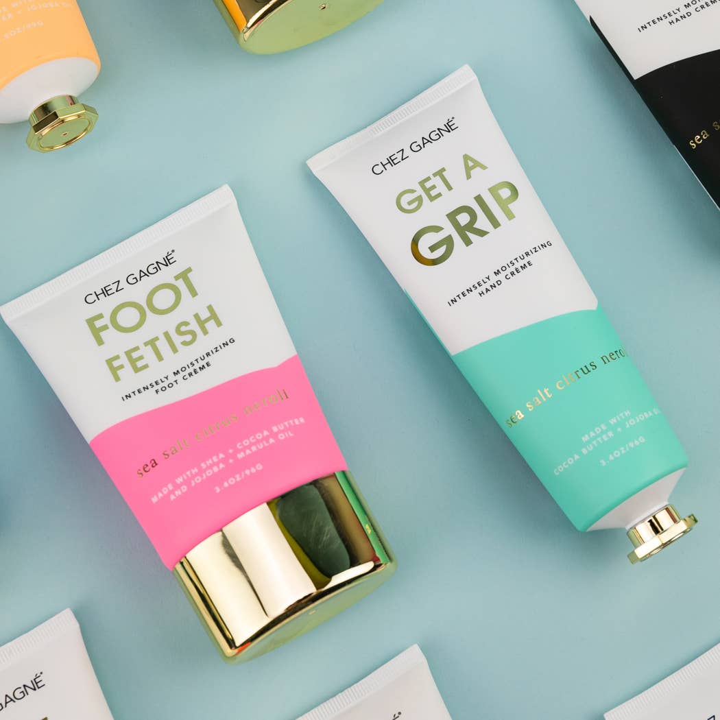 Chez Gagné - Foot Fetish - Clean + Vegan Foot Crème - Sea Salt Citrus + Neroli - 3.4oz