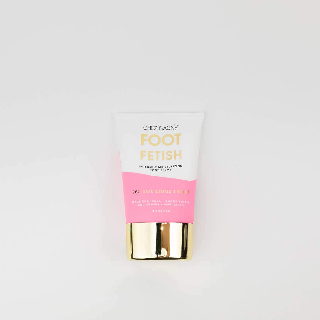 Chez Gagné - Foot Fetish - Clean + Vegan Foot Crème - Sea Salt Citrus + Neroli - 3.4oz