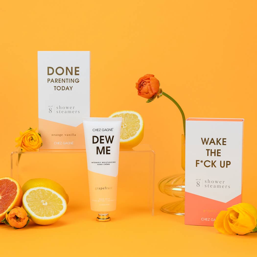 Chez Gagné - Wake The F*ck Up - Aromatherapy Shower Steamers - Grapefruit - Set of 8
