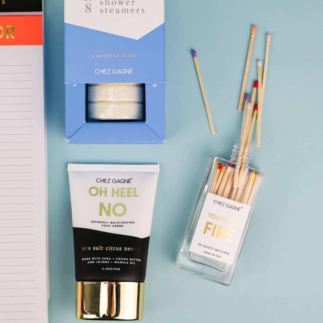 Chez Gagné - Oh Heel No - Clean + Foot Crème - Sea Salt Citrus + Neroli - 3.4oz