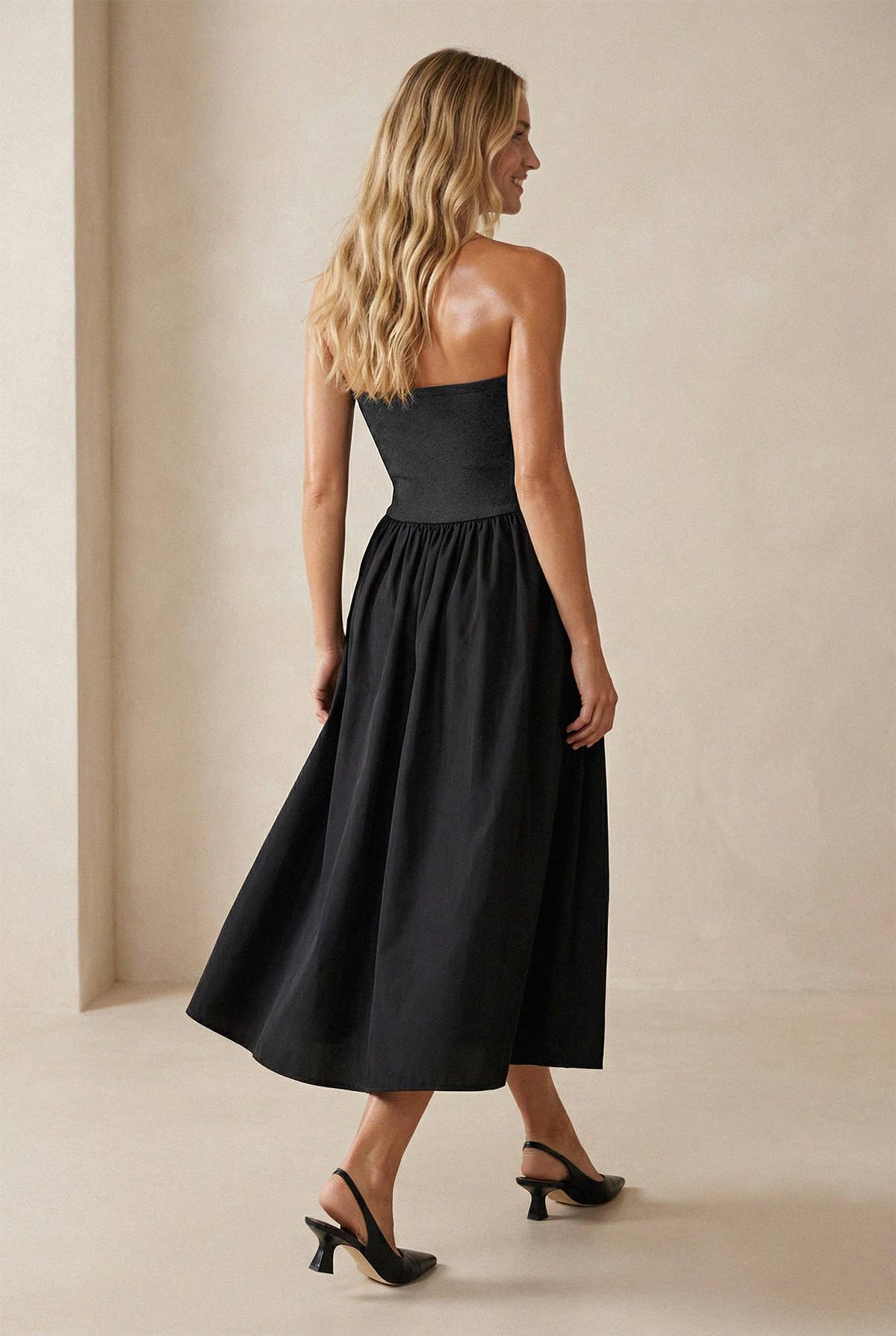 Naked Zebra - Tube Top Maxi Dress