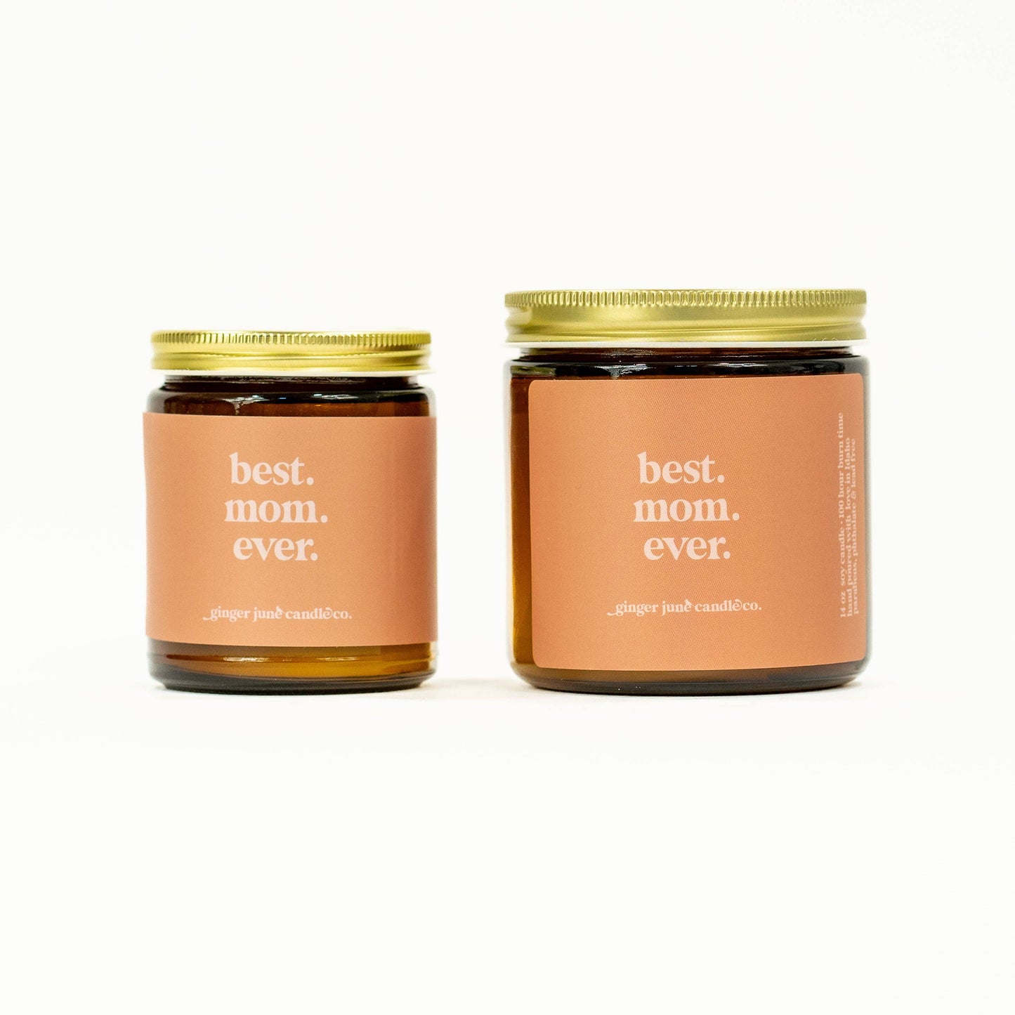 Ginger June Candle Co. - Best mom ever • 2 sizes, 2 colors to choose from