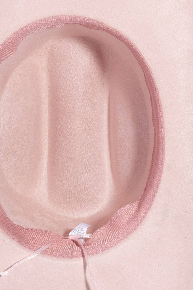 Collections by Fame Accessories - Pearl Pattern Band Western Cowboy Hat