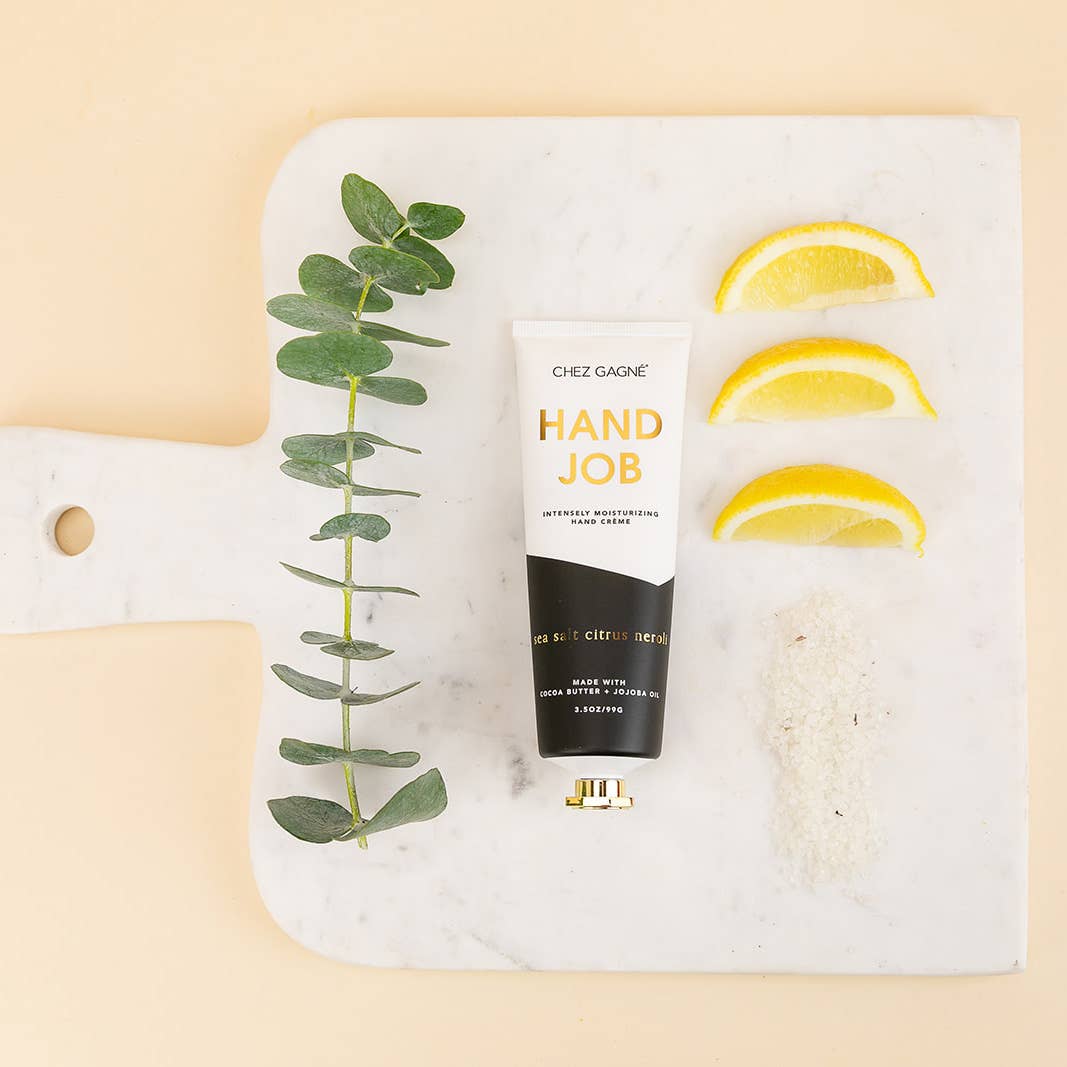 Chez Gagné - Hand Job - Sea Salt, Citrus + Neroli - Clean + Vegan Hand Crème - 3.4oz