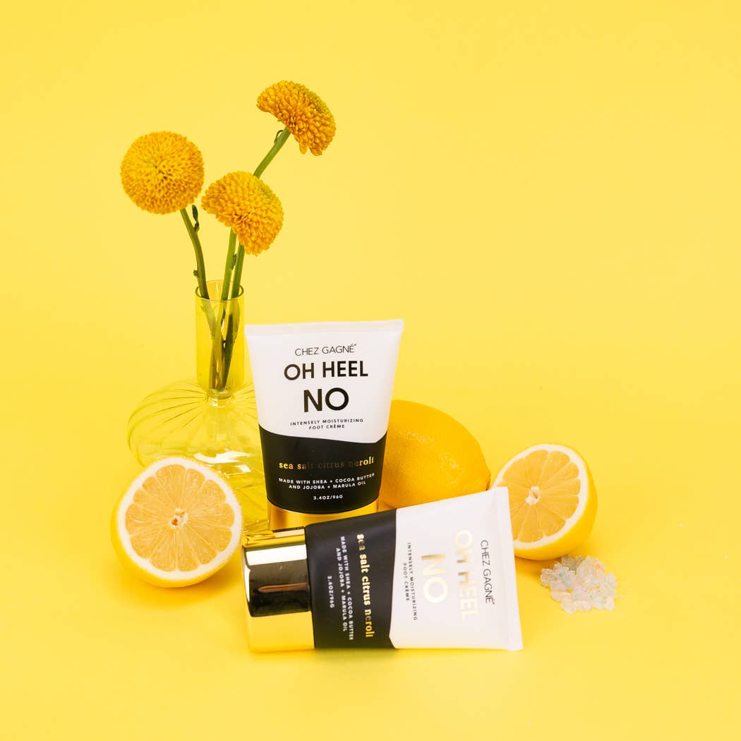 Chez Gagné - Oh Heel No - Clean + Foot Crème - Sea Salt Citrus + Neroli - 3.4oz
