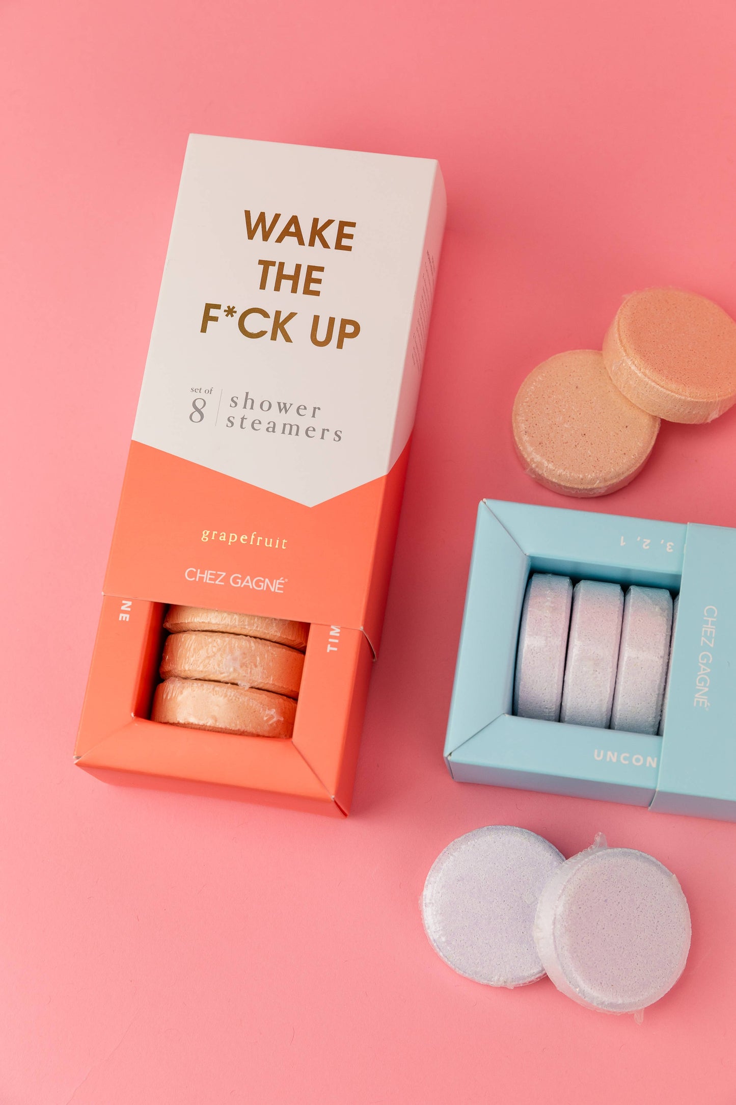 Chez Gagné - Wake The F*ck Up - Aromatherapy Shower Steamers - Grapefruit - Set of 8
