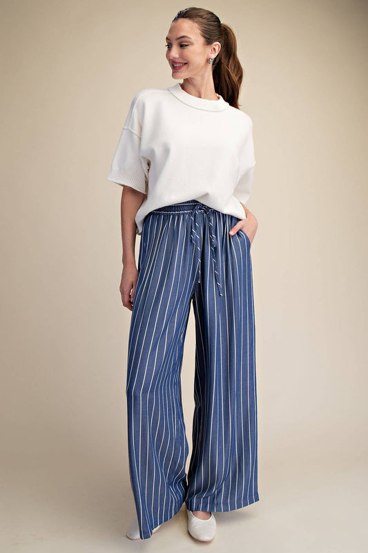Glam - Crew-Neck Elbow-Length Sleeves Sweater