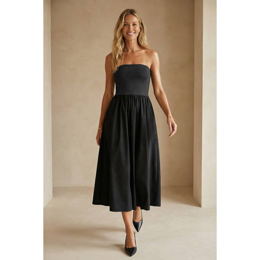 Naked Zebra - Tube Top Maxi Dress