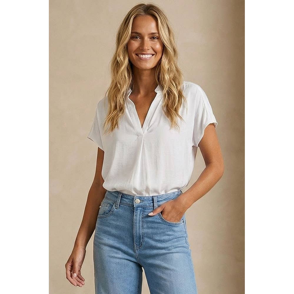 Naked Zebra - Drop Shoulder Regular Blouse - SS