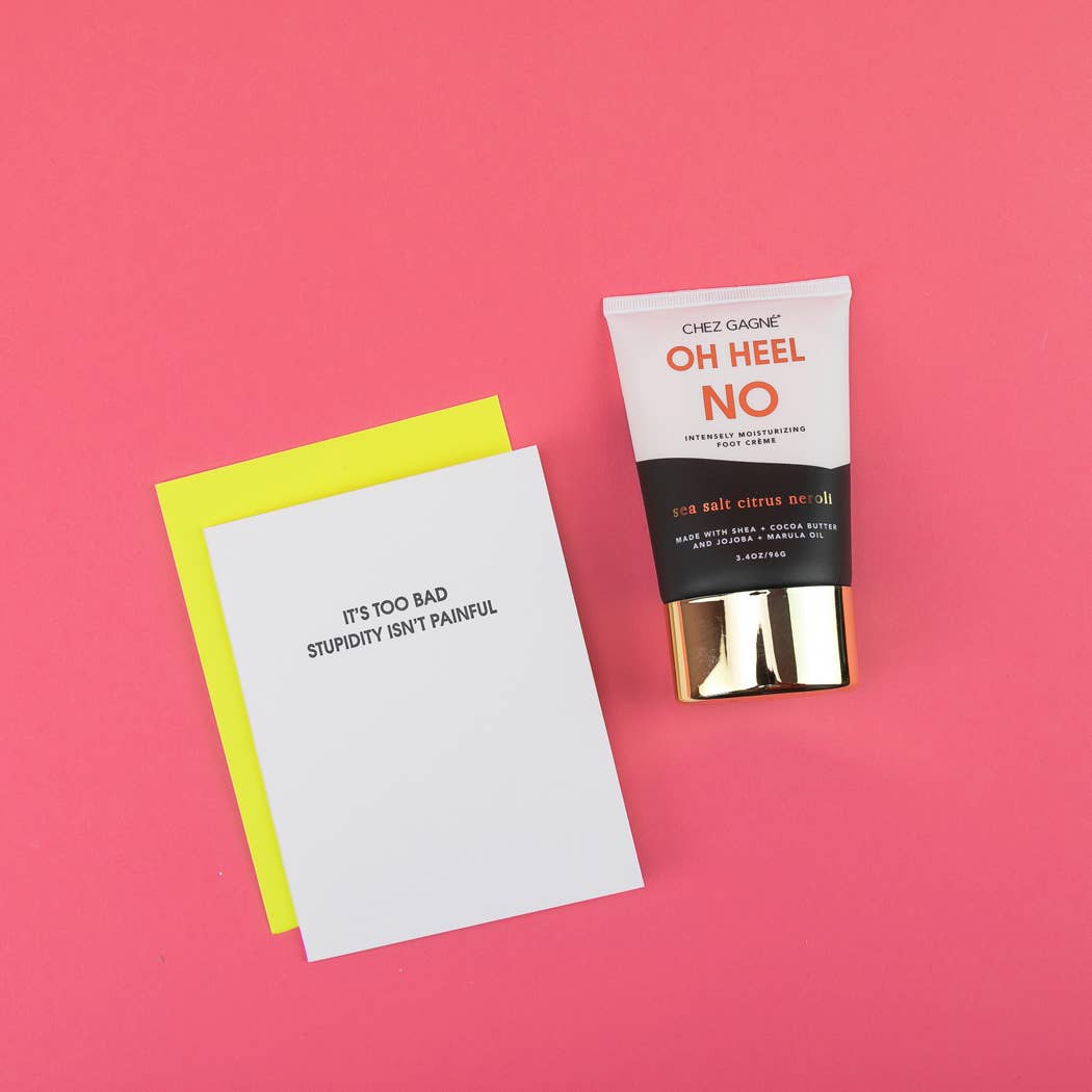 Chez Gagné - Oh Heel No - Clean + Foot Crème - Sea Salt Citrus + Neroli - 3.4oz