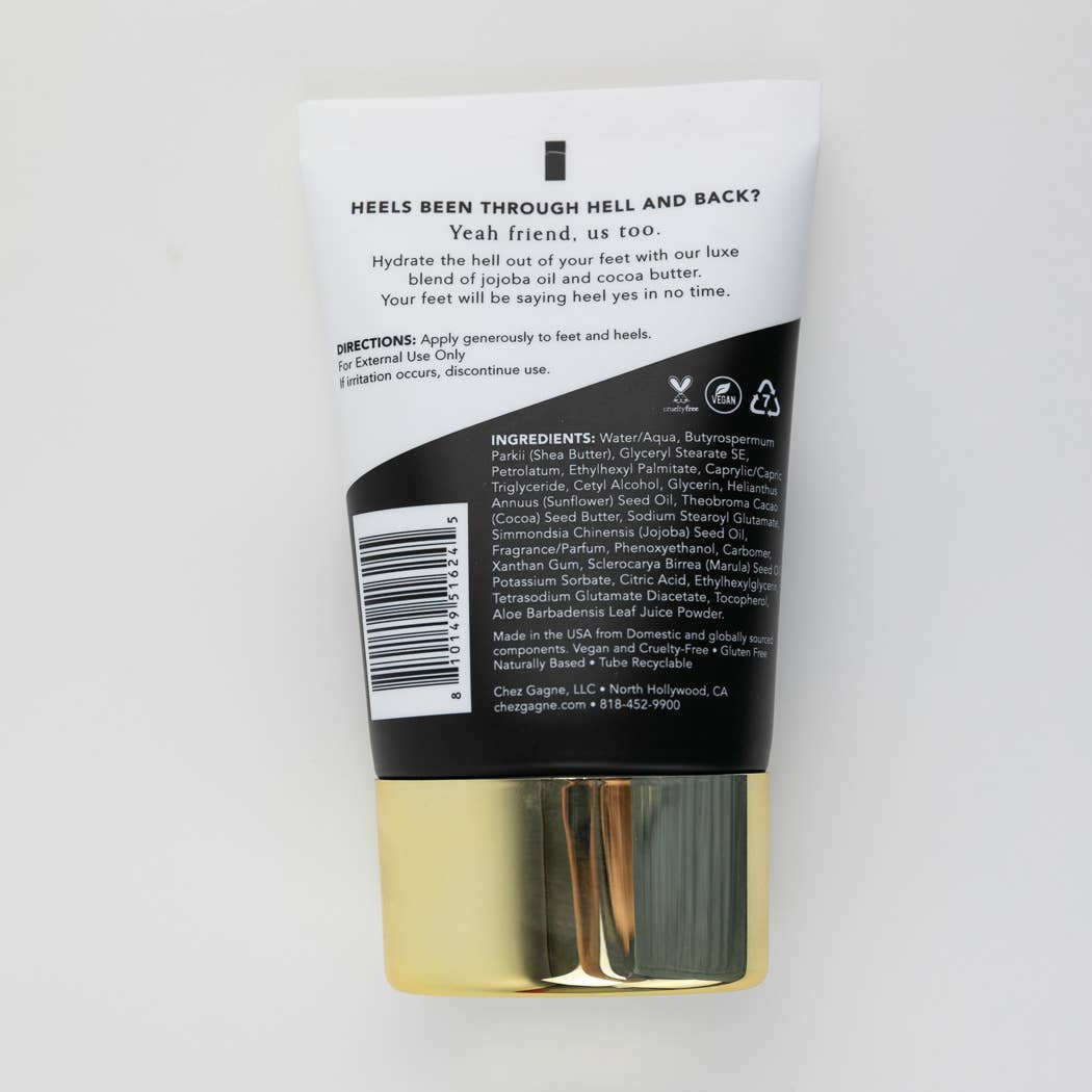 Chez Gagné - Oh Heel No - Clean + Foot Crème - Sea Salt Citrus + Neroli - 3.4oz