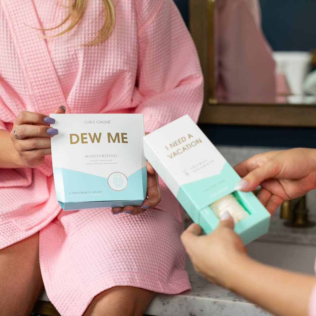 Chez Gagné - I Need A Vacation - Aromatherapy Shower Steamers - Coconut Lime - Set of 8